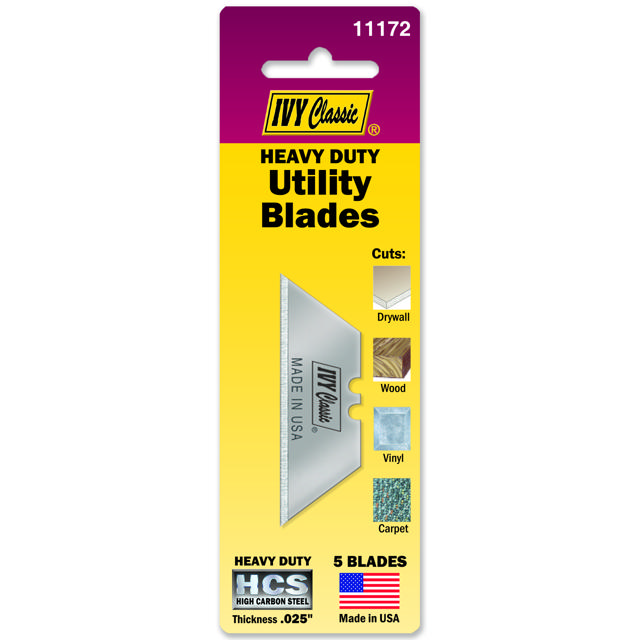 5 Pack Heavy Duty Utility Blades