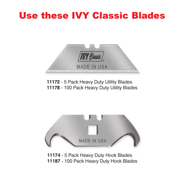 Hinge-Loc® Folding Utility Knife w/Storage