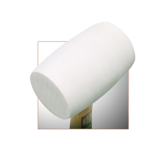 16 oz. White Rubber Mallet