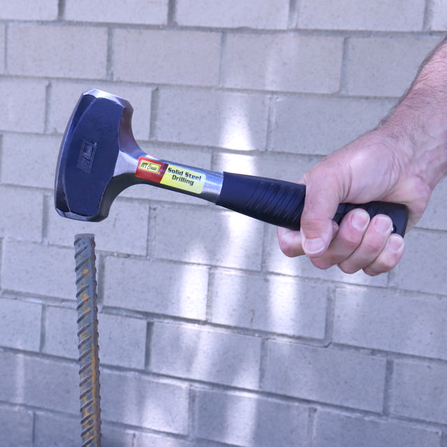 3.3 lb. Solid Steel Drilling Hammer