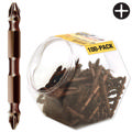 100 Pc. #2 Phillips Dbl-Ended Impact Plus Torsion Bit