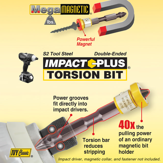 100 Pc. #1 Phillips Dbl-Ended Impact Plus Torsion Bit
