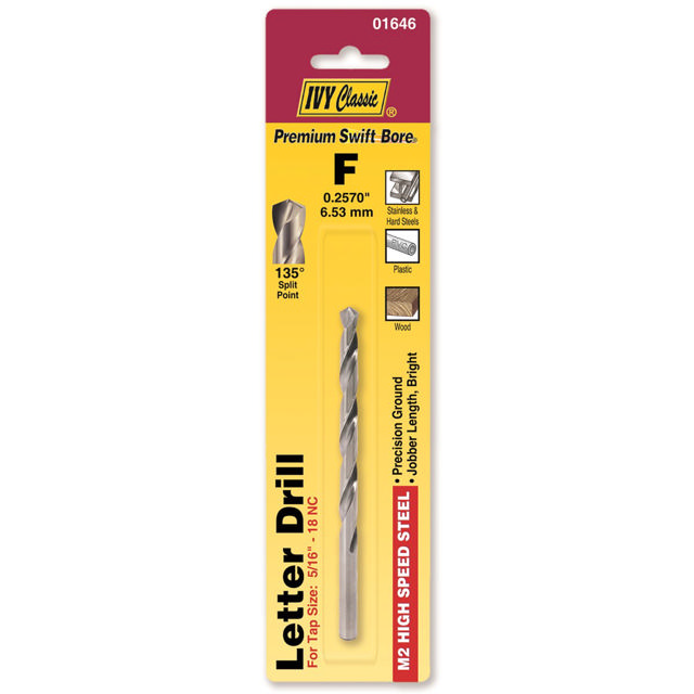 F Letter Drill Bit