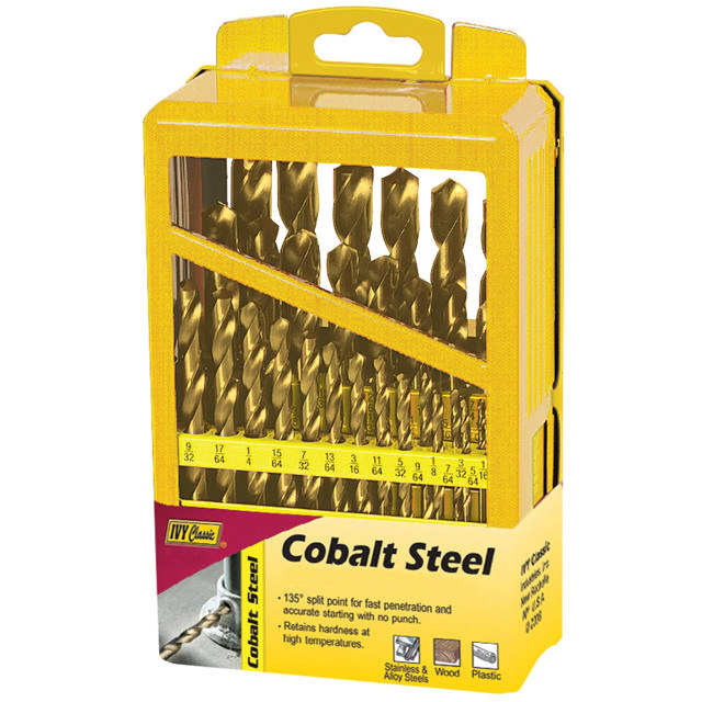 29 Pc Cobalt Drill Set