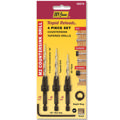 4 Pc. Set Countersink Tapered Drills #6 #8 #10 M2 HSS