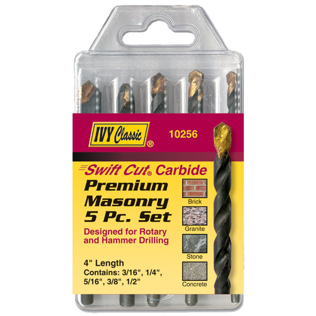 5 Pc. Masonry Drill Set