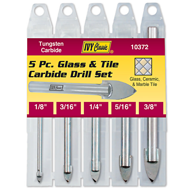 5 Pc. Glass & Tile Drill Set