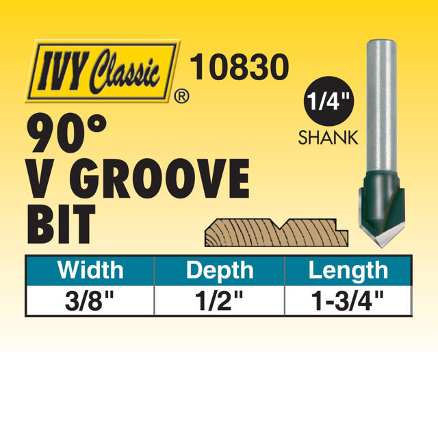 90 V Groove Router Bit