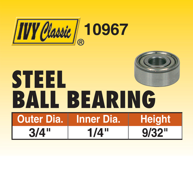 Ball Bearing 3/4 x 1/4 x 9/32