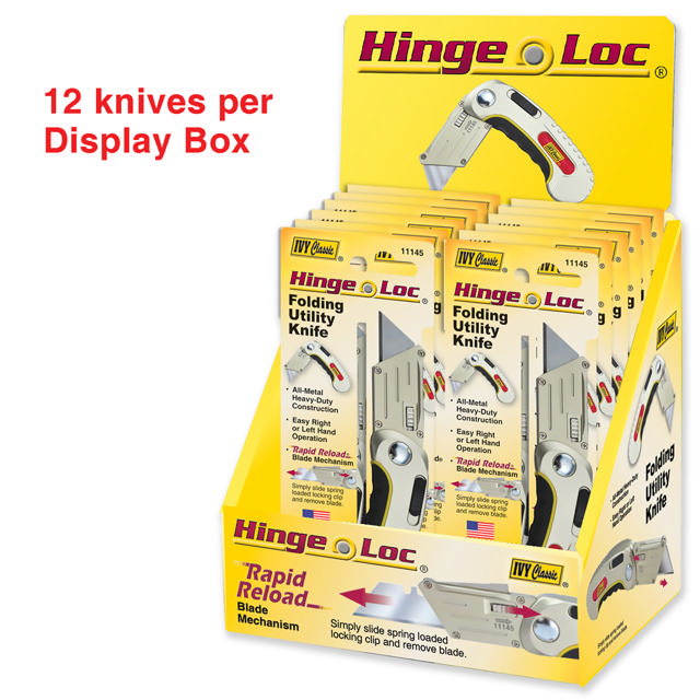 Hinge-Loc® Folding Utility Knife