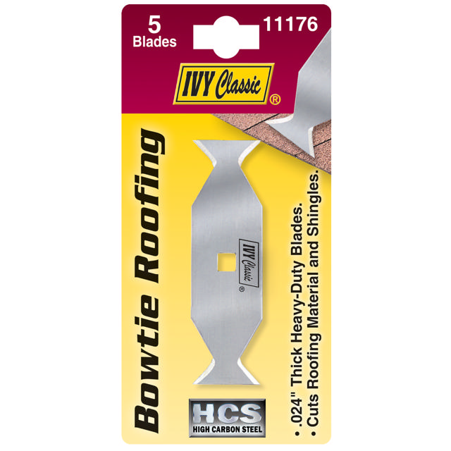 5 Pack Heavy Duty Roofers Bow-Tie Blade