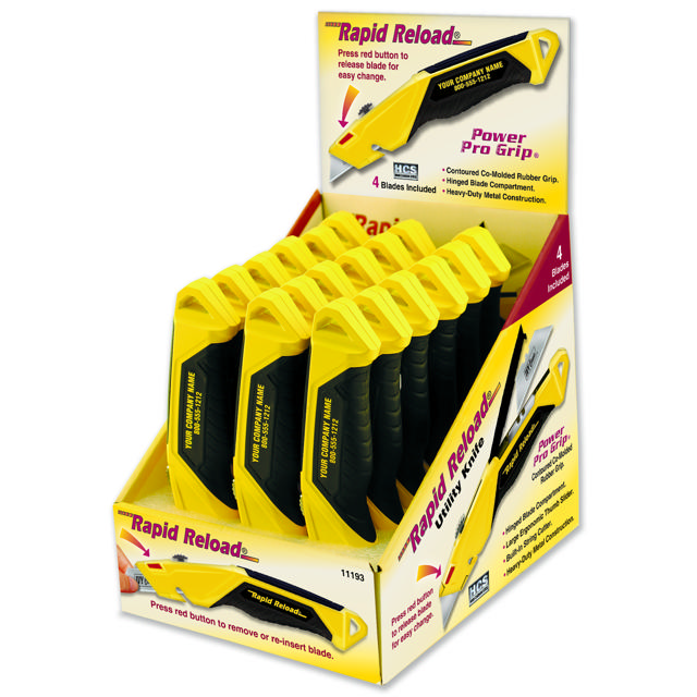 Rapid Reload® Retractable Utility Knife - Private Label