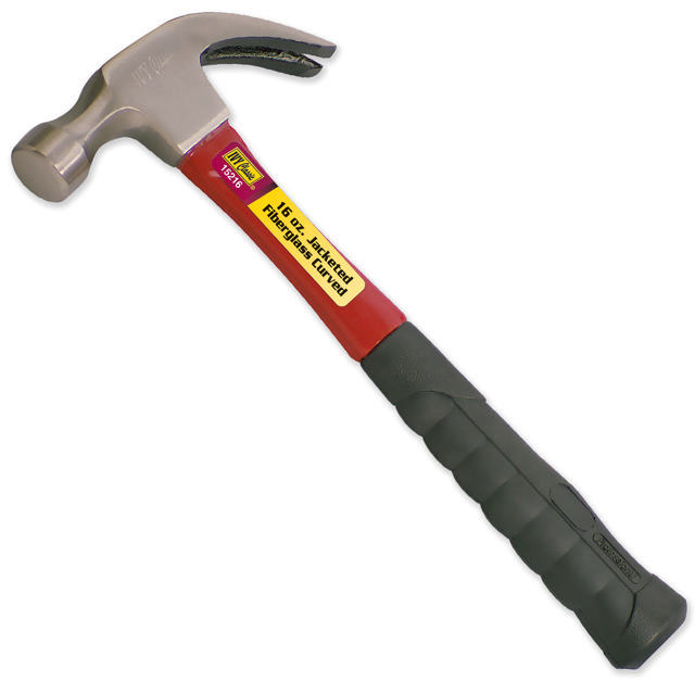 16 oz. Fiberglass Curved Hammer