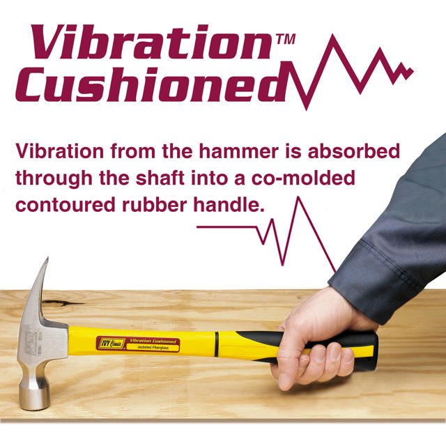 22 oz. Rip Jacketed Fiberglass Hammer
