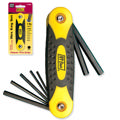 7 Pc. Folding Hex Key Set - Metric