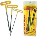 8 Pc T-Bar Hex Key Set-English