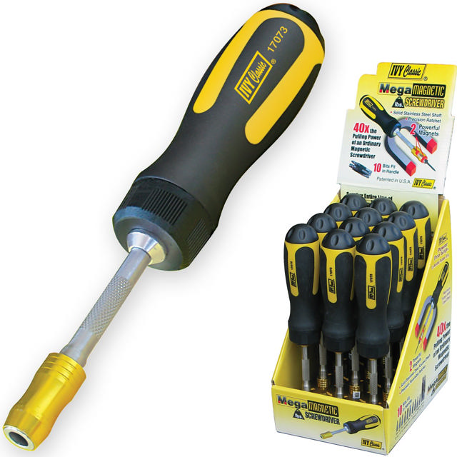 Mega Mag Ratchet Screwdriver