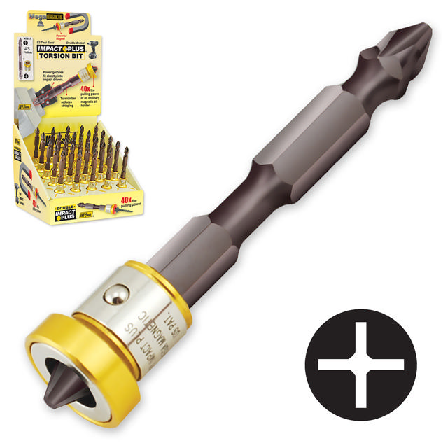 #3 Phillips Dbl-Ended Mega-Magnetic Impact Plus Torsion Bits