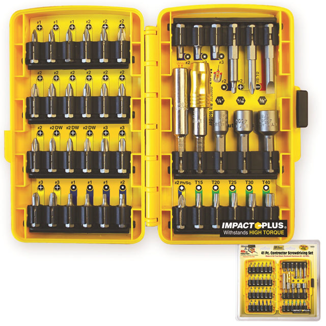 41 pc. Contractor Screwdriving Set