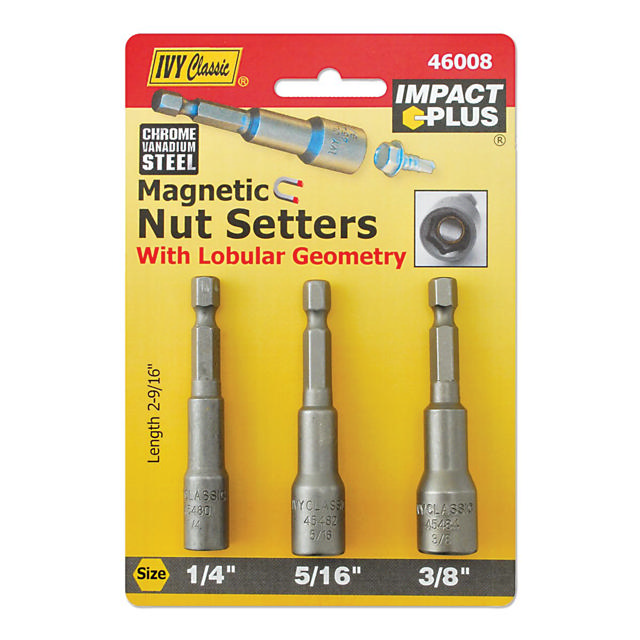 3 Pc Mag Nutsetter Set - 1/4