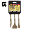 3 Pc Set SDS Plus® Stubby Chisels