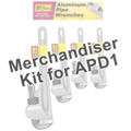 Merchandiser For Alum. Pipe Wrenches
