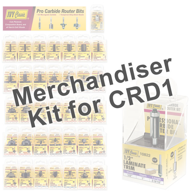 Merchandiser - Pro Carbide Router Bit Display #1