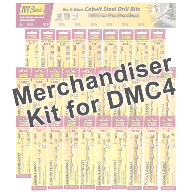 Merchandiser- 29Pc Carded Cobalt Bits