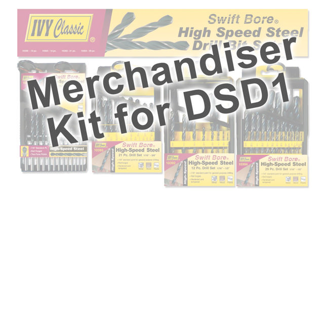 Merchandiser For HSS Drill Sets