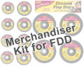 Merchandiser For Zirconia Flap Discs