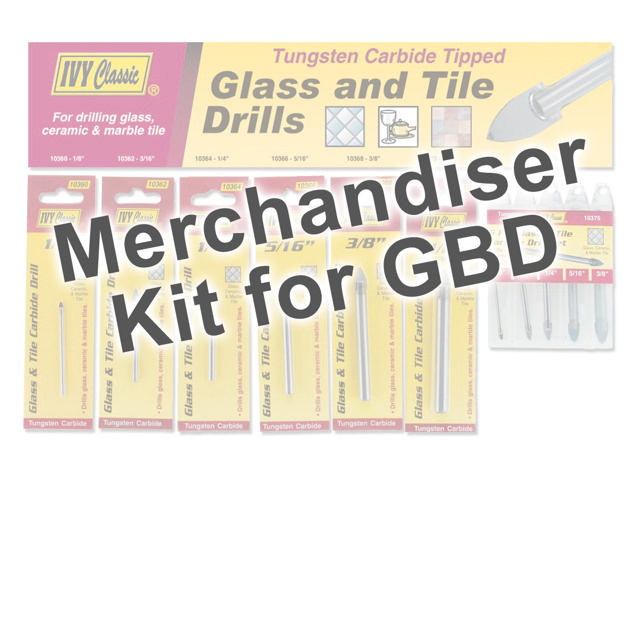 Merchandiser - Glass & Tile Drill Bits