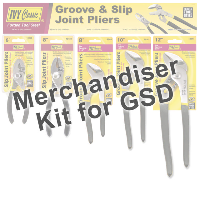 Merchandiser - Groove & Slip Joint Pliers