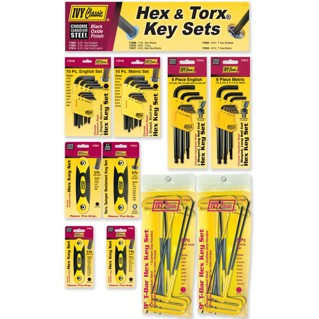 Hex Key Set Display