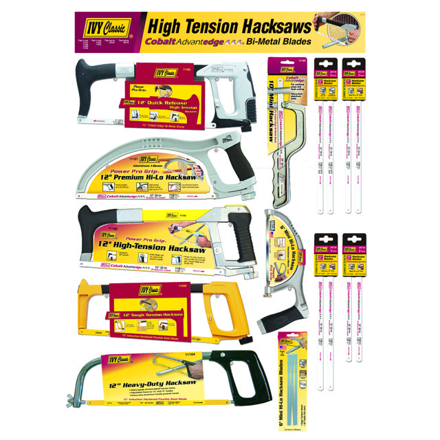 Hi Tension Hacksaw Display