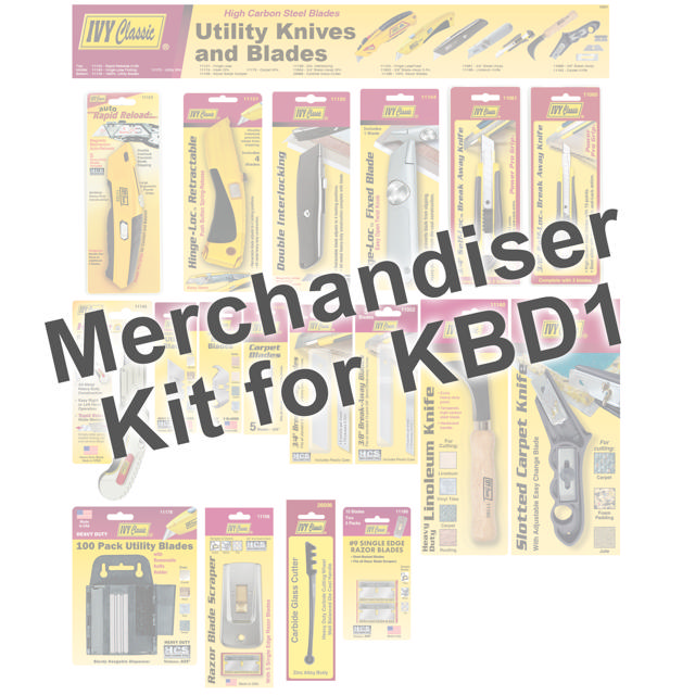 Merchandiser For Knife & Blade Display