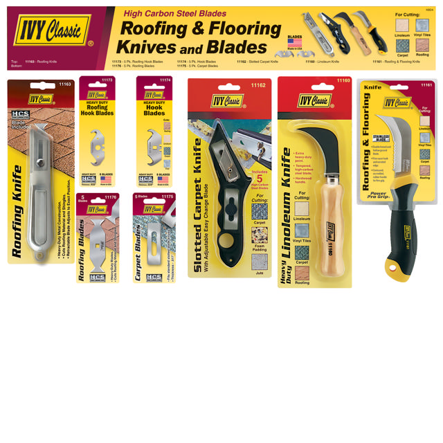 Roofiing & Flooring Knives & Blades Display