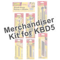 Merchandiser for Break-Away Knives & Blades Display