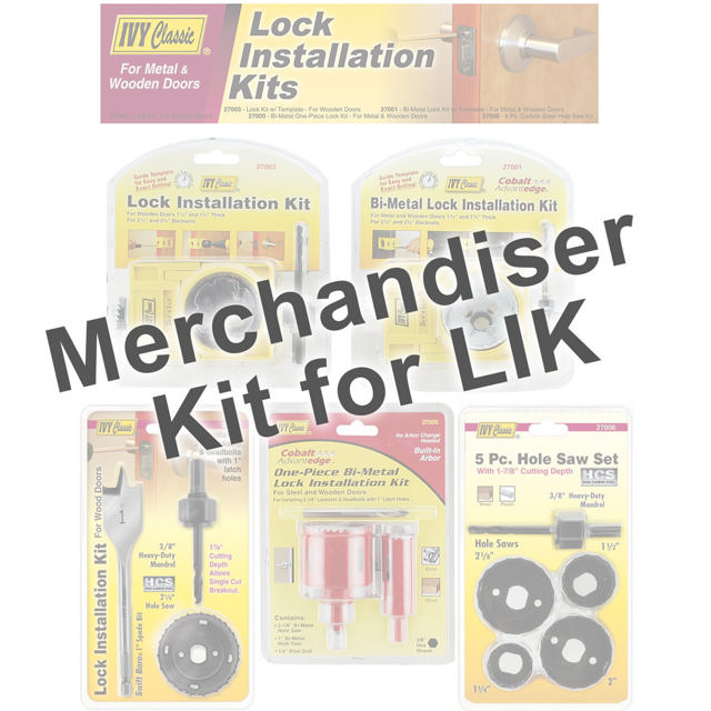 Merchandisr For Lock Installation Kit Display