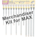 Merchandiser For SDS Max® 4-Cutter Head