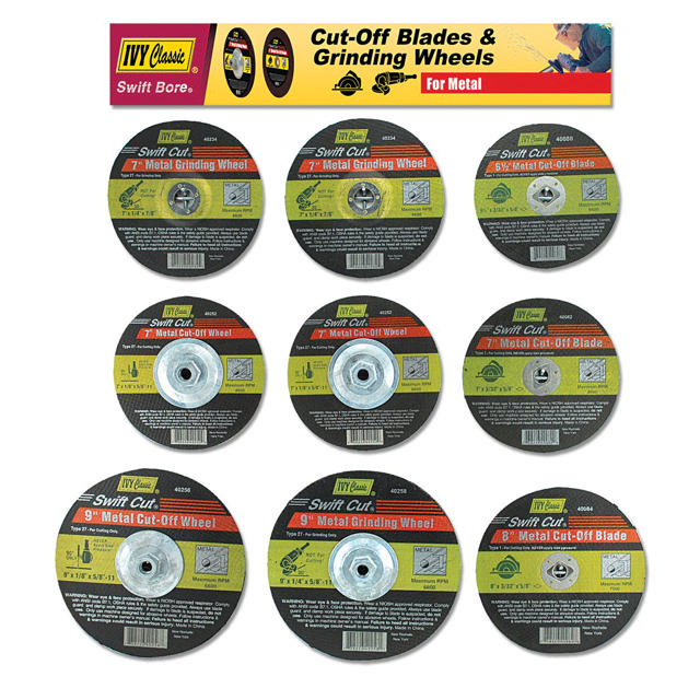 Metal Cut-Off & Grinding Wheel Display