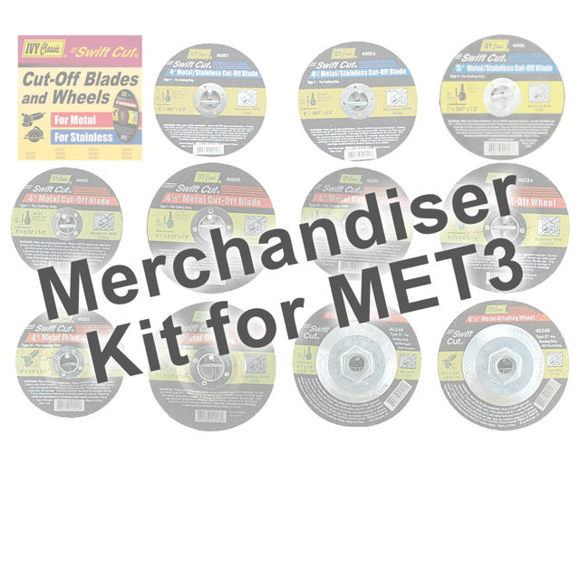 Merchandiser For Metal Cut-Off Wheels