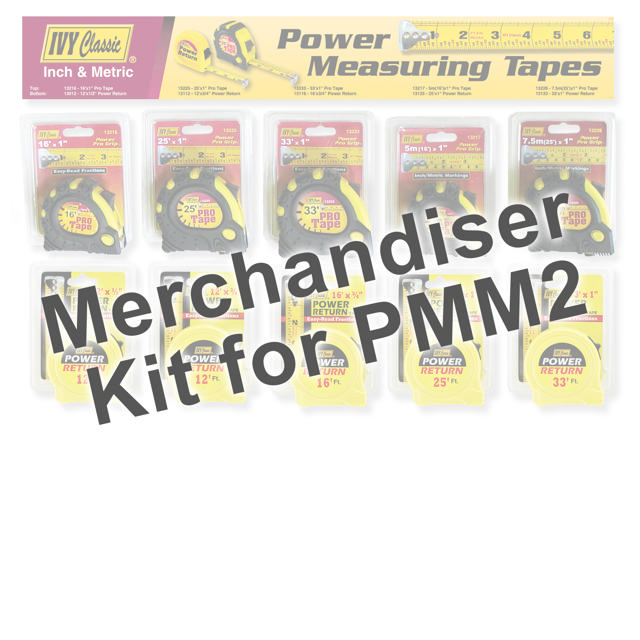 Merchandiser For Pro Measuring Tapes