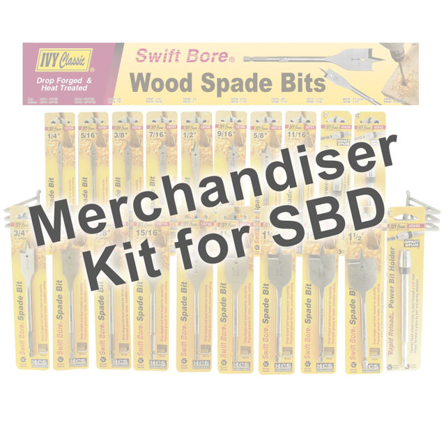 Merchandisr-Swft Bore Wood Spade Bits