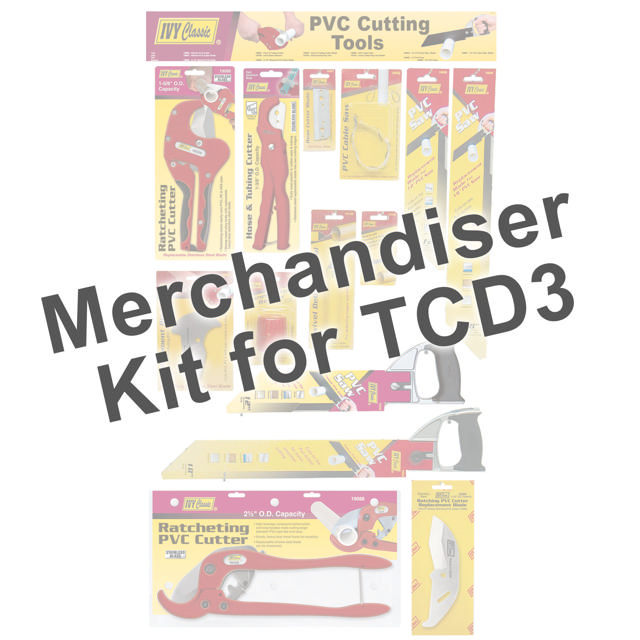 Merchandiser For PVC Cutters