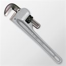 Aluminum Pipe Wrenches - Alloy Steel Milled Jaws