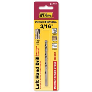 3/16 x 4" Left Hand Drill Bit