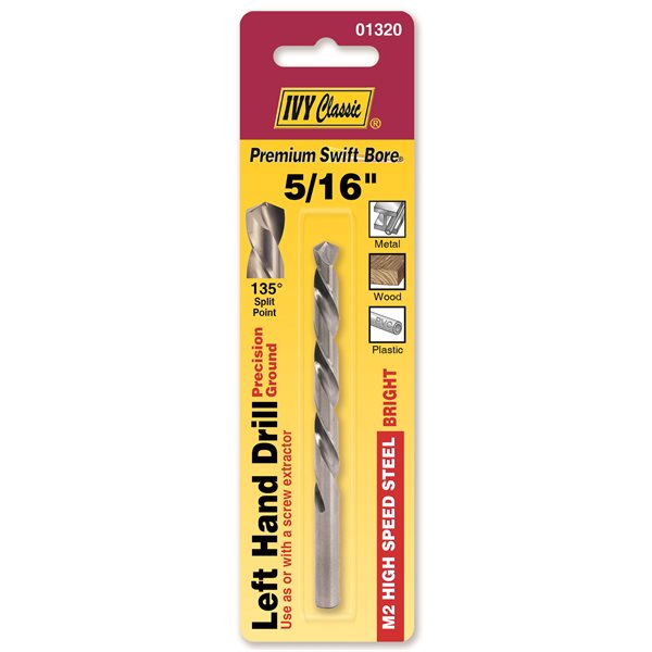 5/16 x 4" Left Hand Drill Bit