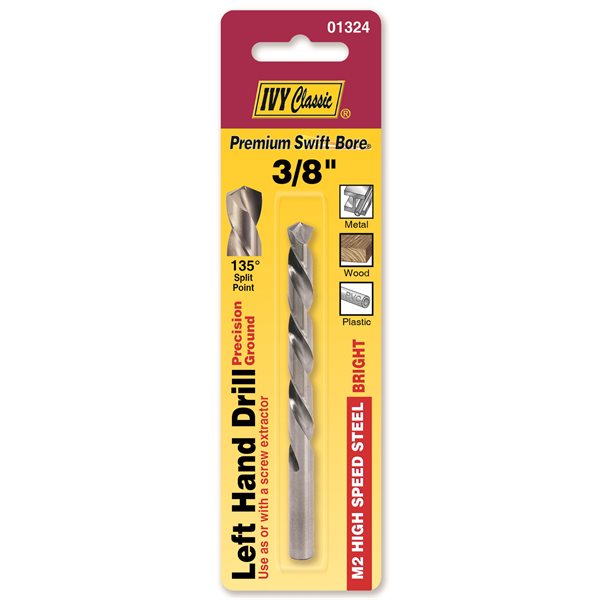 3/8 x 4" Left Hand Drill Bit