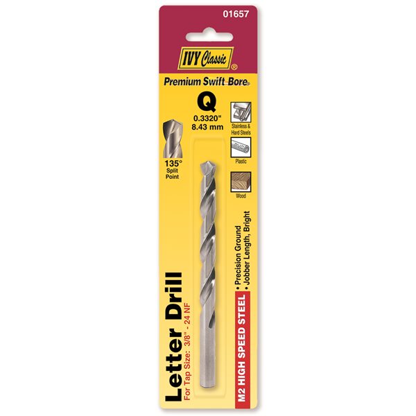 Q Letter Drill Bit