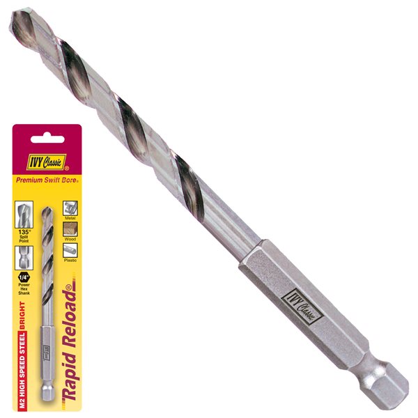 1/8" M2 HSS Quick Change Drill Bit